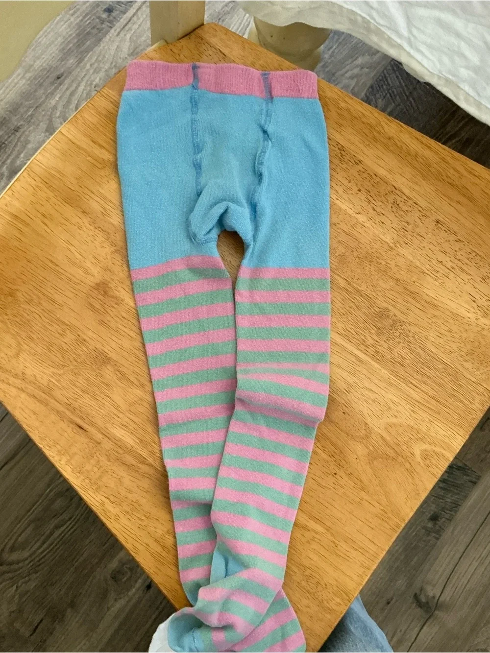 Matilda Jane Blue and Pink Striped Kids Tights
